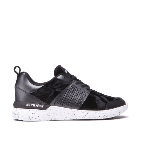 Supra Scissor Womens Low Tops Shoes Black UK 92ILF